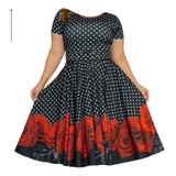 Vestido Feminino Boneca Mídi Godê Rodado Moda Evangélica