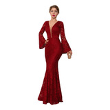 Vestido Feminino Longo De Festa, Madrinha, Sereia 129