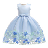 Vestido Festa Infantil Bebê Jardim Encantado Luxo Batizado
