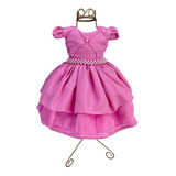 Vestido Festa Infantil Menina Criança Lindo Veneza Bebe Luxo