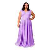Vestido Festa Marsala Plus Size Madrinha Luxo Brilho