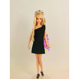 Vestido Festa P/ Boneca Barbie + Sapatos Luxo Roupa Gala 10g