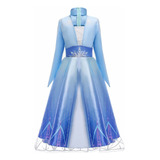 Vestido Frozen Princess Para Menina Elsa