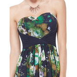 Vestido Importado Ever Pretty Com Flores - Pronta Entrega