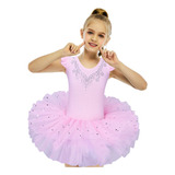 Vestido Infantil Bailarina Luxo Profissional Balé Saia Tutu