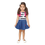 Vestido Infantil Casa Mágica Envio Imediato