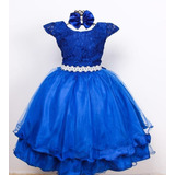 Vestido Infantil Casamento Daminha Formatura Mega