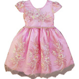 Vestido Infantil Chuva De Amor Princesa Realeza Luvas Coroa