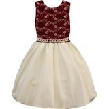 Vestido Infantil Daminha Casamento Festa Luxo Mega Promocao