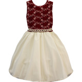Vestido Infantil Festa Luxo Realeza Daminha Formatura