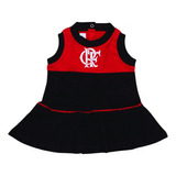 Vestido Infantil Flamengo Regata Oficial