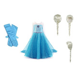 Vestido Infantil Frozen Rainha Elsa +