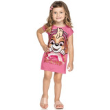 Vestido Infantil Loungewear Verão Patrulha Canina