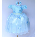 Vestido Infantil Luxo Aniversario Princesa Jardim