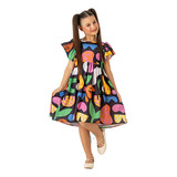 Vestido Infantil Menina Festa Mini Diva