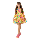 Vestido Infantil Menina Manga Longa Mini Diva Blogueirinha