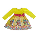 Vestido Infantil Patati Patata Manga Comprida