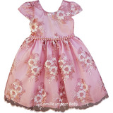 Vestido Infantil Princesa Renda Realeza Rose Super Promoção