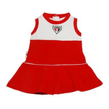 Vestido Infantil São Paulo Regata Oficial Menina Revedor