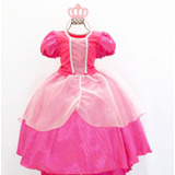 Vestido Infantil Tematico Princesa Aurora +