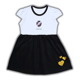 Vestido Infantil Vasco Canelado Torcida Baby