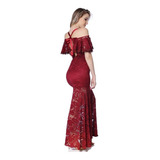 Vestido Longo Bordado Para Casamento Madrinha Formatura