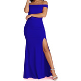 Vestido Longo Ciganinha C/ Abertura Lateral Dj113 