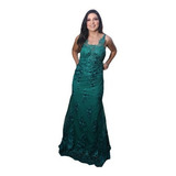 Vestido Longo Em Renda, Festa, Madrinha 
