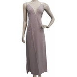 Vestido Longo Festa Paete Renda Tule Transparente Promoção
