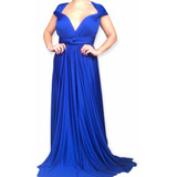 Vestido Longo Festas Multiformas Sob Medida Madrinha + Top