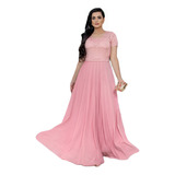 Vestido Madrinha De Casamento Senhoras Evangélico + Gravata