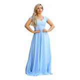 Vestido Madrinha Discreto Rose Gold Royal Marsala Manguinha