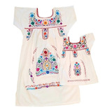 Vestido Mexicano Tal Mãe Tal Filha