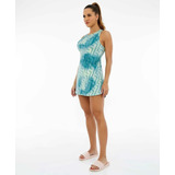 Vestido Microway Alto Giro Thassia Naves Costas Verde