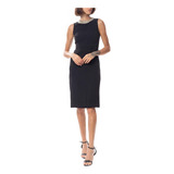 Vestido Midi Crepe Preto-40 - Ralph Lauren By Dress & Go (d