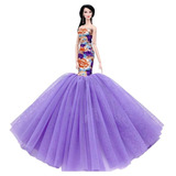 Vestido Para Boneca Barbie Super Luxo Gala Maravilhoso 31s