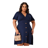 Vestido Plus Size Tamanho Maior Moda Evangelica