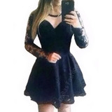 Vestido Princesa Rodado Em Renda, Pronta Entrega M002e
