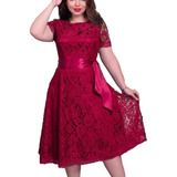 Vestido Renda Plus Size Pronta Entrega #26 Festa Casamento