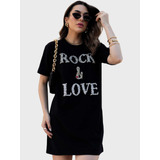 Vestido Rock & Love Com Pedrarias