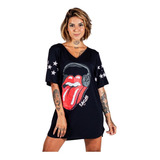Vestido Star Rolling Stones - Preto