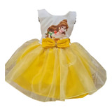 Vestido Temático Menina Bela E A Fera Fest