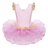 Vestido Traje Infantil Bale Bailarina Flor
