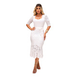 Vestidos Evangelicos De Renda Com Bojo Tubinho
