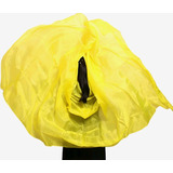 Véu De Seda Pura Amarelo 