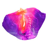 Véu Seda Pura Colorido Laranja, Pink E Roxo - Veu-sedaa-15