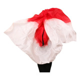 Véu Seda Pura Colorido Vermelho E Branco- Veu-sedaa-14