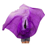 Véu Seda Pura Dança Do Ventre Roxo E Lilás Veu-sedaa-13