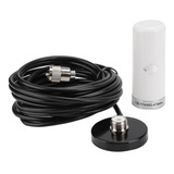 Vhf/uhf Dual-band Veículo Antena De Rádio Móvel Com Ímã