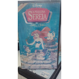 Vhs A Pequena Sereia -ariel A Babá -dublado -walt Disney 